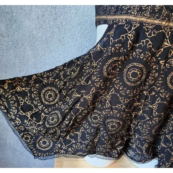 Intimately Free People Women's High Halter Neck Romper Playsuit Side Cutouts L - Picture 5 of 16